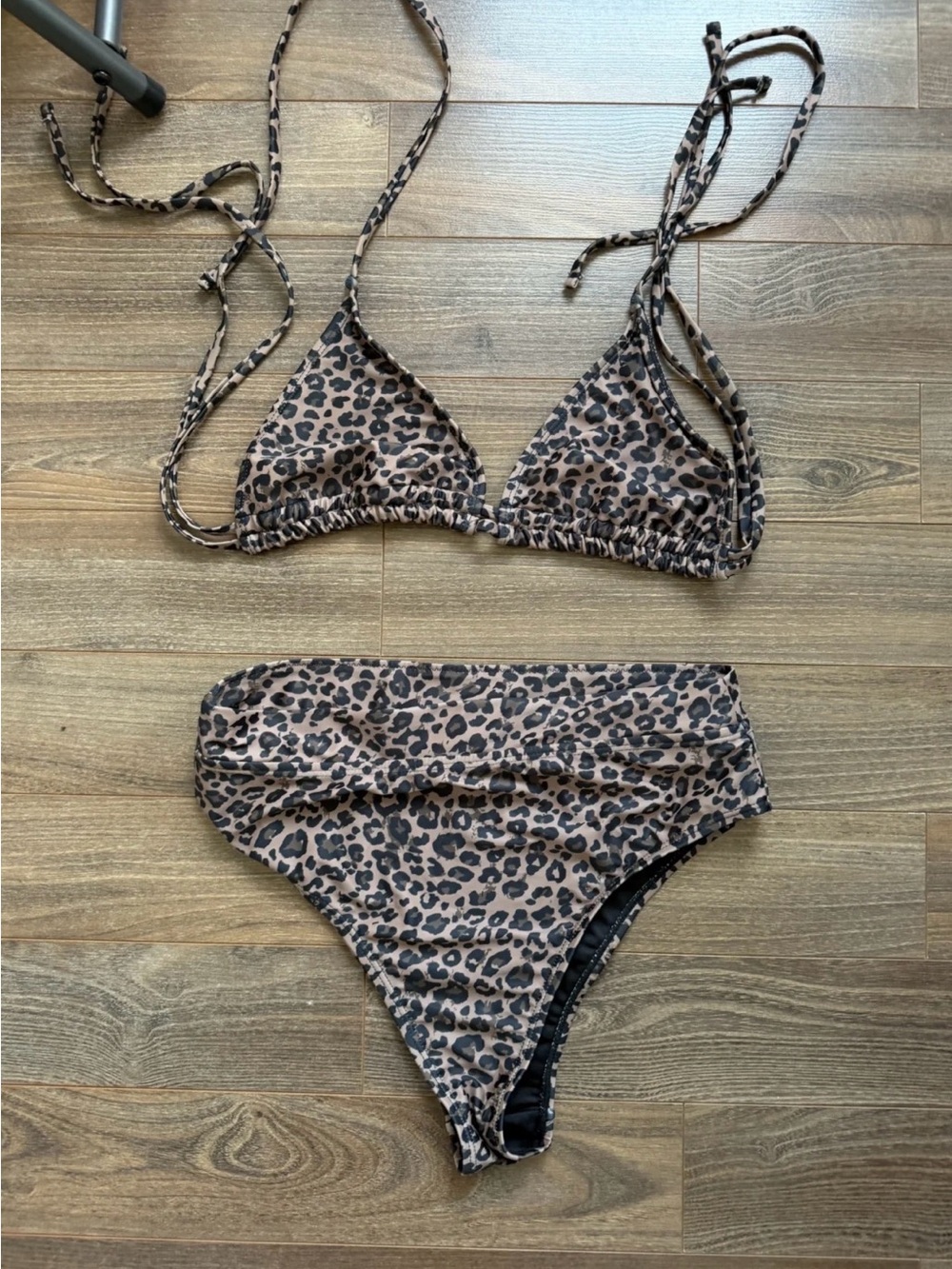 Nana the Brand Leopard Print Bikini Set